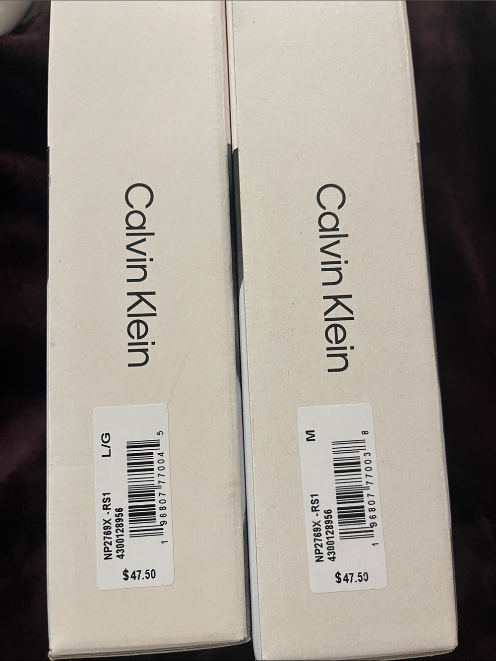 Calvin Klein 3 Boxer Briefs Men's Microfiber Boxer Briefs Size Medium and Large